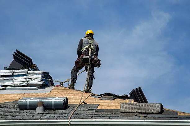 Professional Roof Replacement technician working in Rice, TX